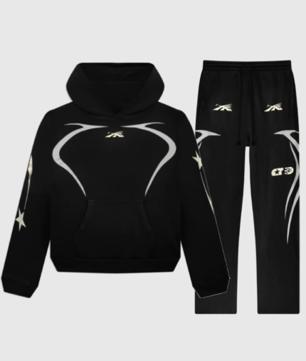 Hellstar Sports Jet Black Tracksuit