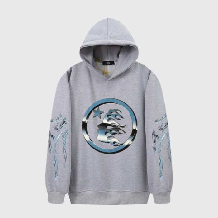 Hellstar Grey Hoodie - Image 1