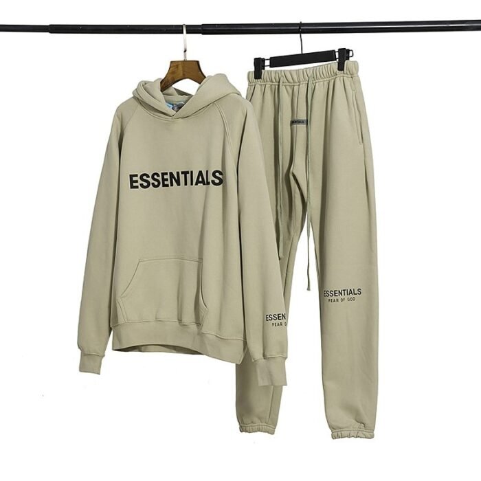 Fear of God Essential Tracksuit 'Laurel Green' - Image 6