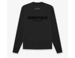 Fear of God Essentials Crewneck Sweatshirt ‘Black’ - Image 3