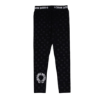 Chrome Heart Print Black Legging - Image 2