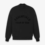 Fear of God Essentials Crewneck Sweatshirt 'Jet Black'