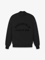 Fear of God Essentials Crewneck Sweatshirt 'Jet Black'