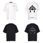 Chrome Hearts leather Gothic Cross T-Shirt - Image 8