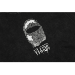 Vlone Finger Print Logo Washed Grey Hoodie - Image 3