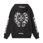 Chrome hearts Horseshoe Dark Pattern Logo Hoodie - Image 17