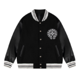 Chrome Hearts Embroidered Logo Patchwork Jacket