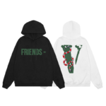 Vlone Fragment FRIENDS Hoodie - Green - Image 13