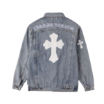 Chrome Hearts Vintage Denim Cross Jackets - Image 2