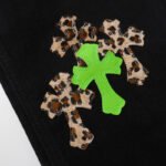 Chrome Hearts Green & Leopard Cross Patch Jeans - Image 7