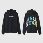 Hellstar Records Hoodie 'Black' - Image 5
