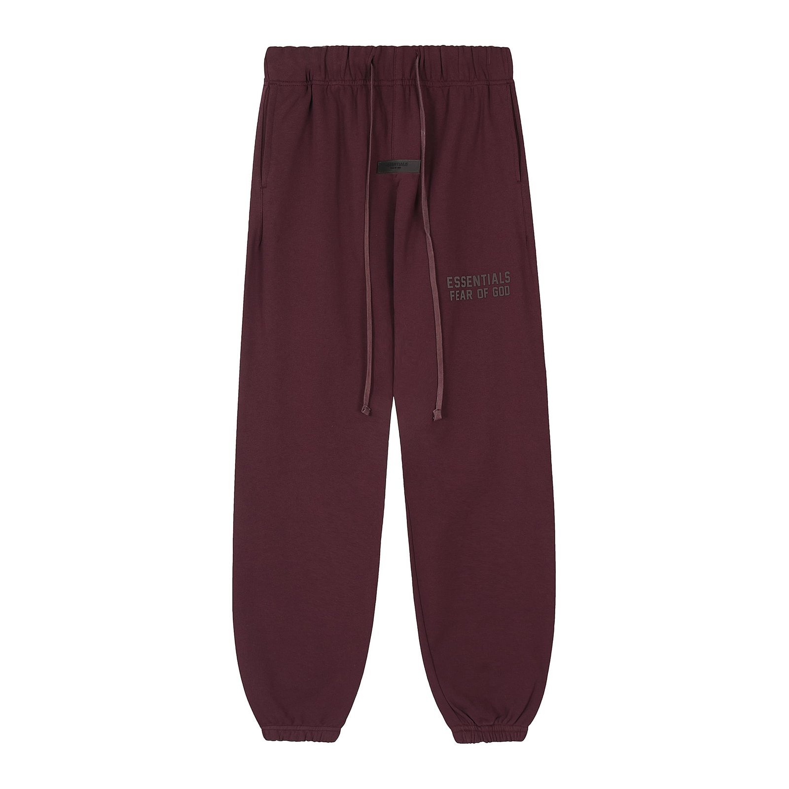 92da222c.jpeg Fear of God Essential Sweatpant 'Plum' - Image 1