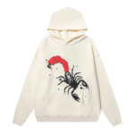 Sp5der x Mariah the Scientist Scorpion Hoodie 'Cream'