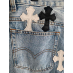 Chrome Hearts Vintage Aged Jeans - Image 7