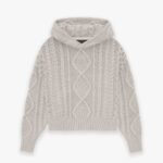 Fear of God Cable Knit Hoodie 'Core Heather'