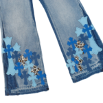 Chrome Hearts Flared Jeans With Leather Label Jeans - Image 8