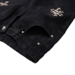 Chrome Hearts Leopard Cross Patches Jeans - Image 8