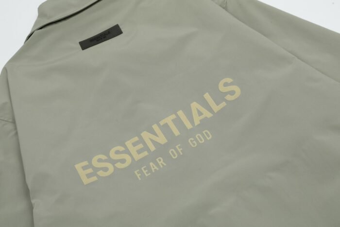 Fear of God Essentials Coach Jacket 'Pistachio' - Image 4