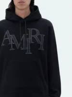 AMIRI STAGGERED LOGO HOODIE - Image 2