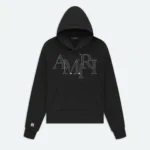 AMIRI STAGGERED LOGO HOODIE