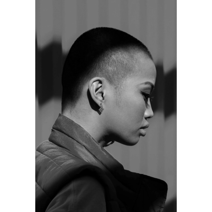 Chrome Hearts Plus Chain Mail Small Earring - Image 2