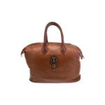 Chrome Hearts Leather Lyon Dagger Weekender Bag