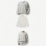 Fear of God Essentials Long Sleeve Polo Sweatshirt Gray - Image 5