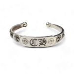 Chrome Hearts Cross Flower Rome Alphabet Bracelet - Image 6