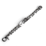 Chrome Hearts Dagger ID Fancy Link Clip Bracelet - Image 4