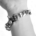 Chrome Hearts Dagger ID Fancy Link Clip Bracelet - Image 14