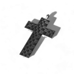 Chrome Hearts Chessboard Cross Pendant - Image 3