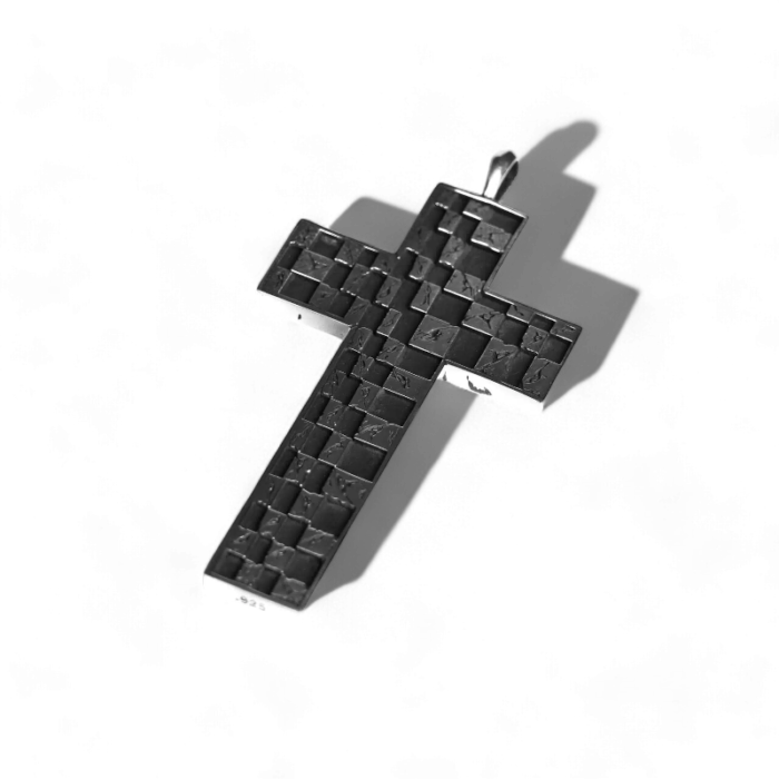 Chrome Hearts Chessboard Cross Pendant - Image 3