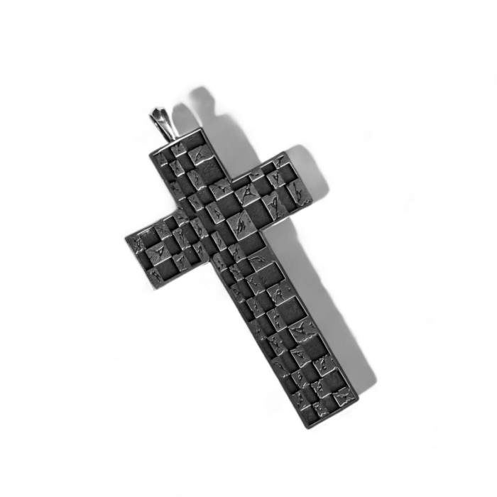 Chrome Hearts Chessboard Cross Pendant - Image 4