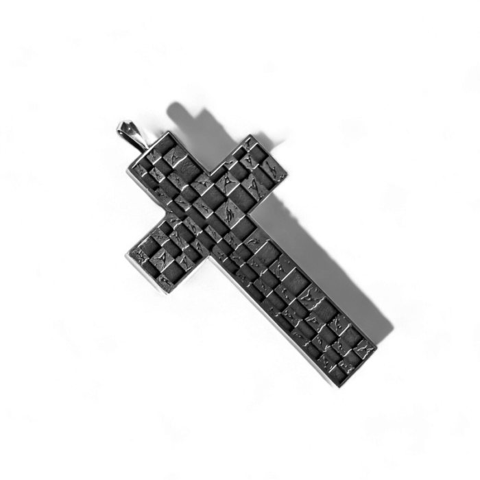 Chrome Hearts Chessboard Cross Pendant - Image 6