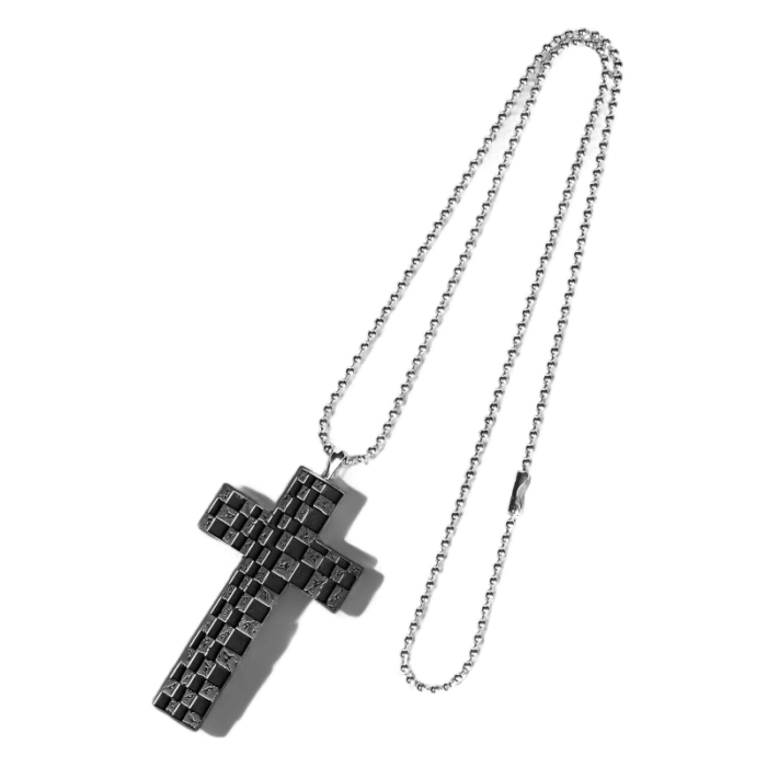 Chrome Hearts Chessboard Cross Pendant - Image 10
