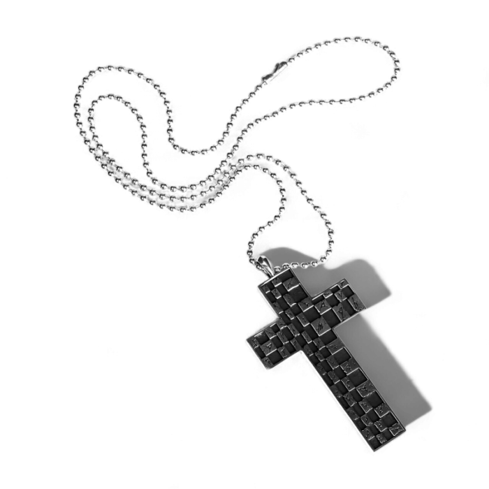 Chrome Hearts Chessboard Cross Pendant - Image 11