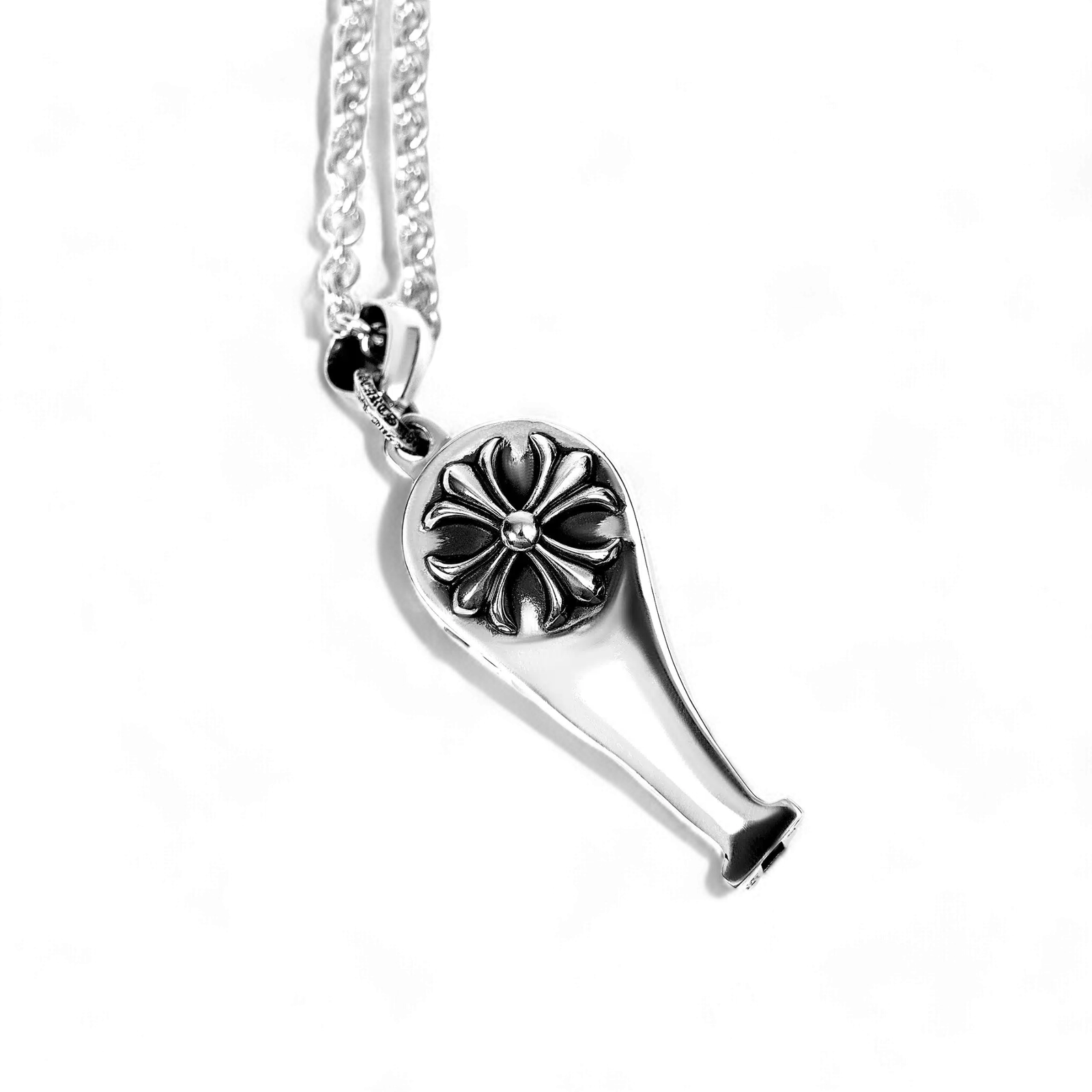 DSC02335-Photoroom.png Chrome Hearts Mini Plus Whistle Pendant - Image 1
