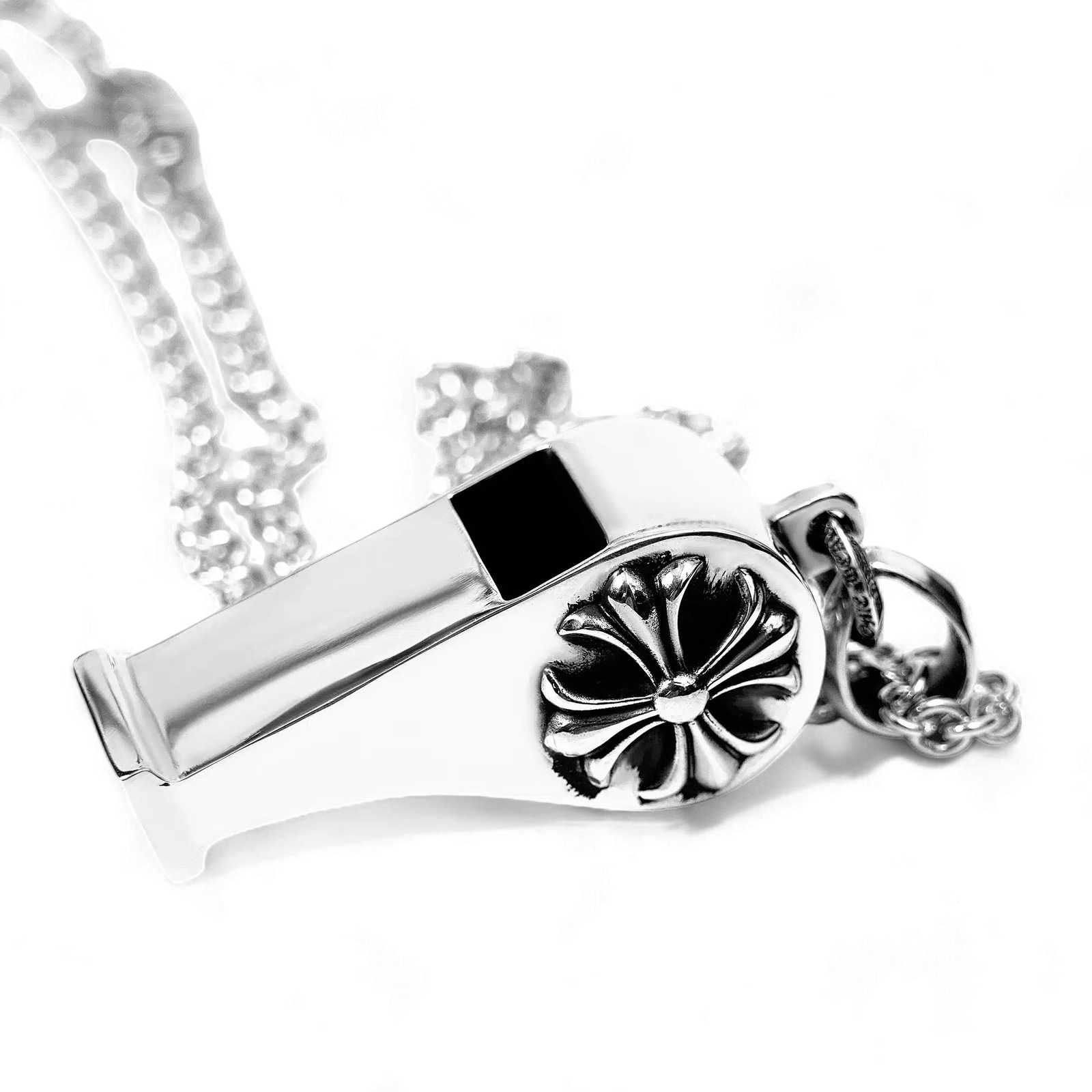 DSC02344-Photoroom.png Chrome Hearts Plus Whistle Pendant - Image 1