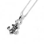 Chrome Hearts Mini BS Fleur Pendant With Bail