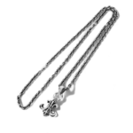 Chrome Hearts Mini BS Fleur Pendant With Bail - Image 5