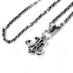 Chrome Hearts Mini BS Fleur Pendant With Bail - Image 6