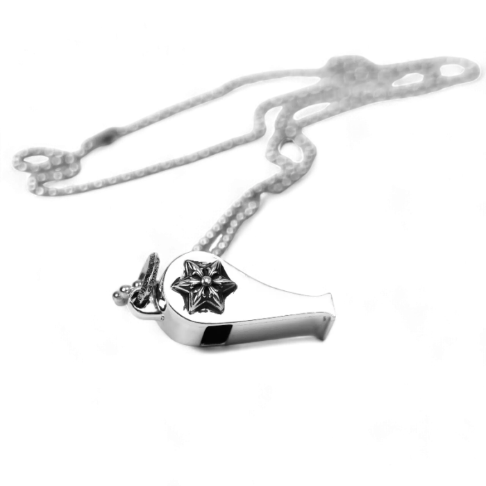 Chrome Hearts Mini Star Whistle Pendant - Image 1