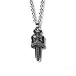 Chrome Hearts Double Dagger Pendant