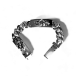 Chrome Hearts Double ID Fancy Link Bracelet