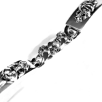 Chrome Hearts Double ID Fancy Link Bracelet - Image 7