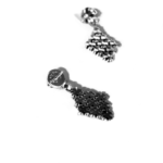 Chrome Hearts Plus Chain Mail Small Earring - Image 3