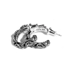 Chrome Hearts Cross Hoop Earring - Image 3