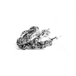 Chrome Hearts Cross Hoop Earring - Image 5