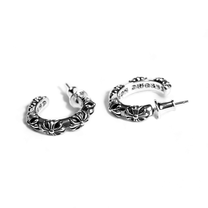 Chrome Hearts Cross Hoop Earring - Image 6