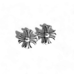 Chrome Hearts Cross Cut Out Stud Earring